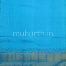 Load image into Gallery viewer, Off White Kanjivaram Silk Saree with Ananda