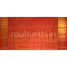 Load image into Gallery viewer, Kanjivaram Jarigai Tissue Silk Saree with Bright Red