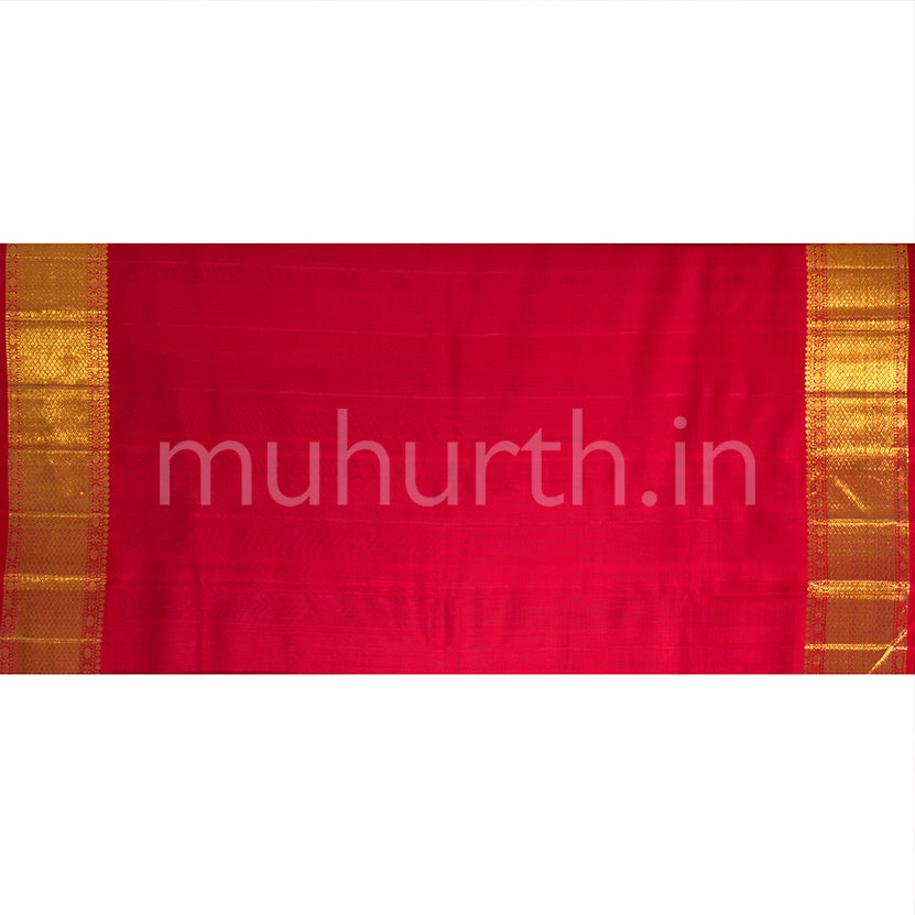Kanjivaram Violet Silk Saree
