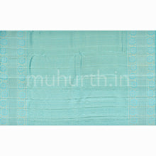 Load image into Gallery viewer, Kanjivaram Golden Mustard Silk Saree with Sea Green