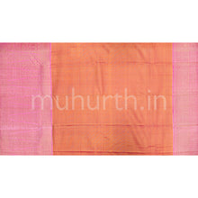 Load image into Gallery viewer, Kanjivaram Tissue Rose Silk Saree with Pink