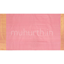 Load image into Gallery viewer, Kanjivaram Rose Silk Saree with Pink