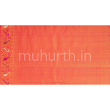 Load image into Gallery viewer, Pastel Pink Kanjivaram Silk Saree with Rose