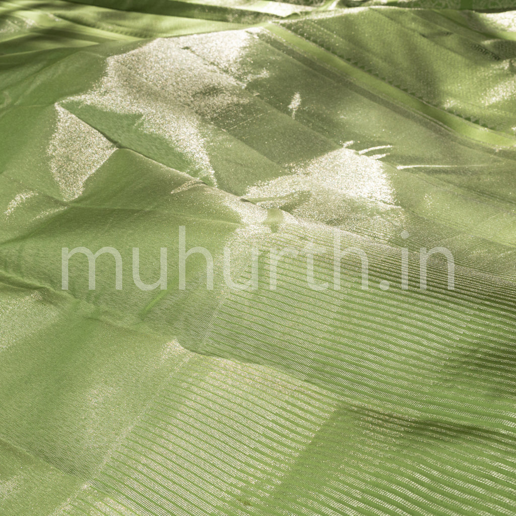 Elaichi Green Kanjivaram Silk Saree