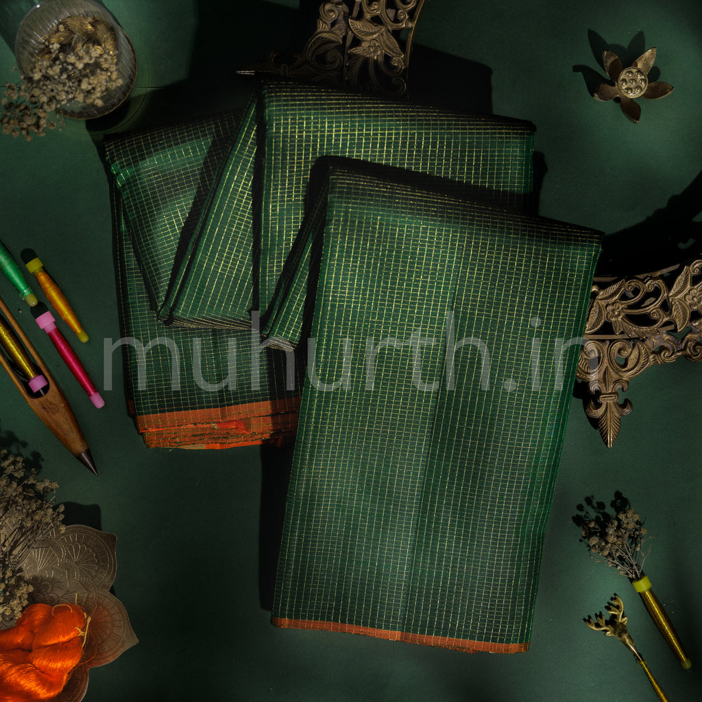 Green Pure Kanjivaram Silk Saree