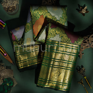 Green Luxury Rangkat Kanjivaram Silk Saree