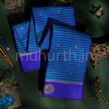 Load image into Gallery viewer, Violet Tiratchai Pure Zari Kanjivaram Silk Saree