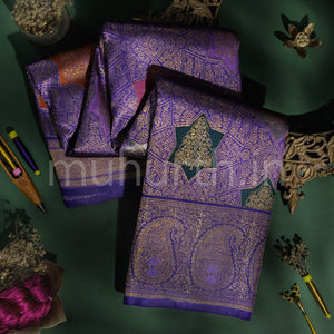 Vijaya Luxury Rangkat Kanjivaram Silk Saree
