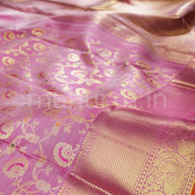 Load image into Gallery viewer, Pink Bridal Meenakari Kanjivaram Silk Saree   
