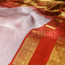 Load image into Gallery viewer, Pink Pure Kanjivaram Silk Saree with Bright Red