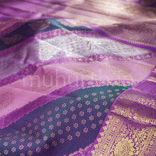 Load image into Gallery viewer, Meenakshi Pure Luxury Rangkat Kanjivaram Silk Saree