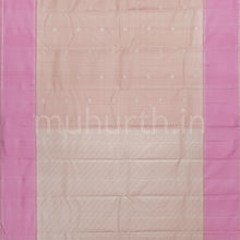Load image into Gallery viewer, Baby Pink Pure Kanjivaram Silk Saree with Pink