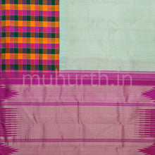 Load image into Gallery viewer, Rexona 8 Kol Kanjivaram Silk Saree with Paalum Pazhamum Checks
