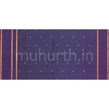Load image into Gallery viewer, Elai Pacchai Green Pure Kanjivaram Silk Saree with Magenta
