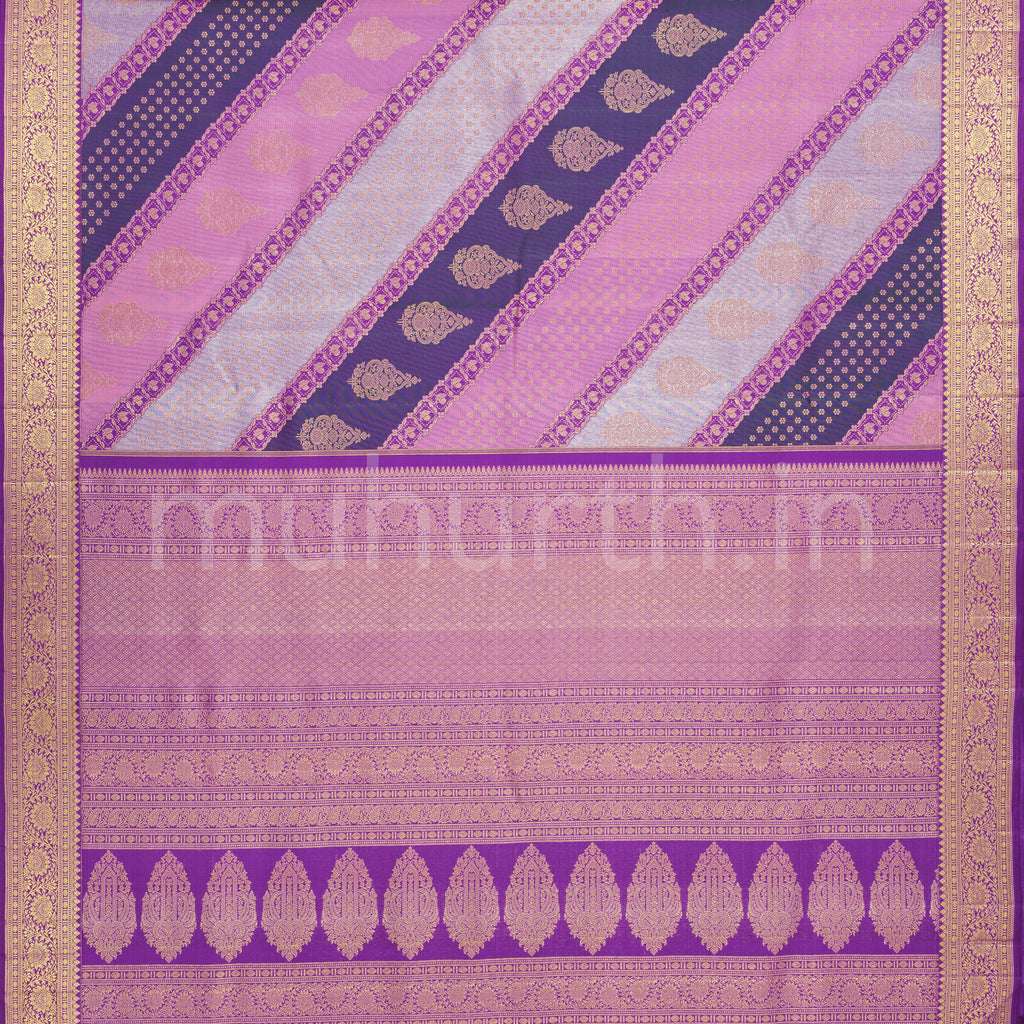 Meenakshi Pure Luxury Rangkat Kanjivaram Silk Saree