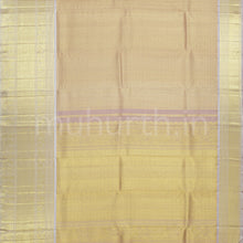 Load image into Gallery viewer, Light Brown Organza Tissue Kanjivaram Silk Saree