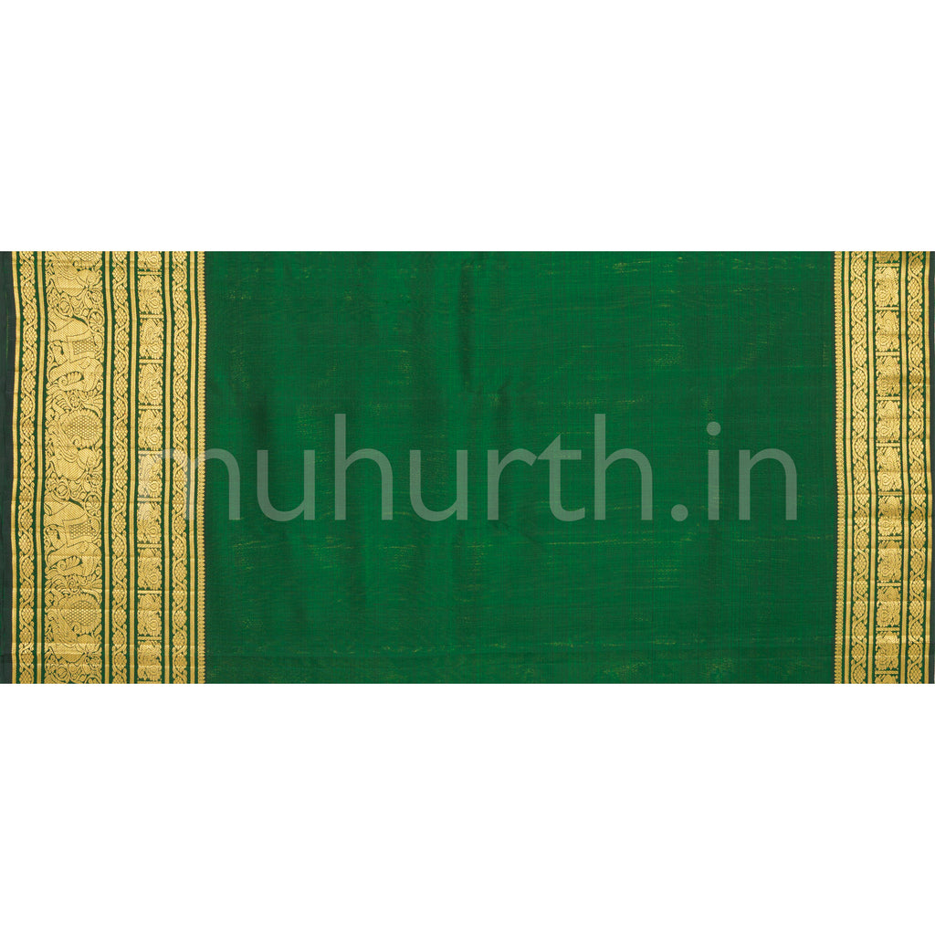 Green Luxury Rangkat Kanjivaram Silk Saree
