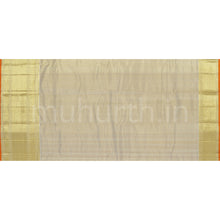 Load image into Gallery viewer, Off White Tissue Kanjivaram Silk Saree