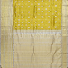Load image into Gallery viewer, Golden Luxury Tissue Kanjivaram Silk Saree with Silver Grey