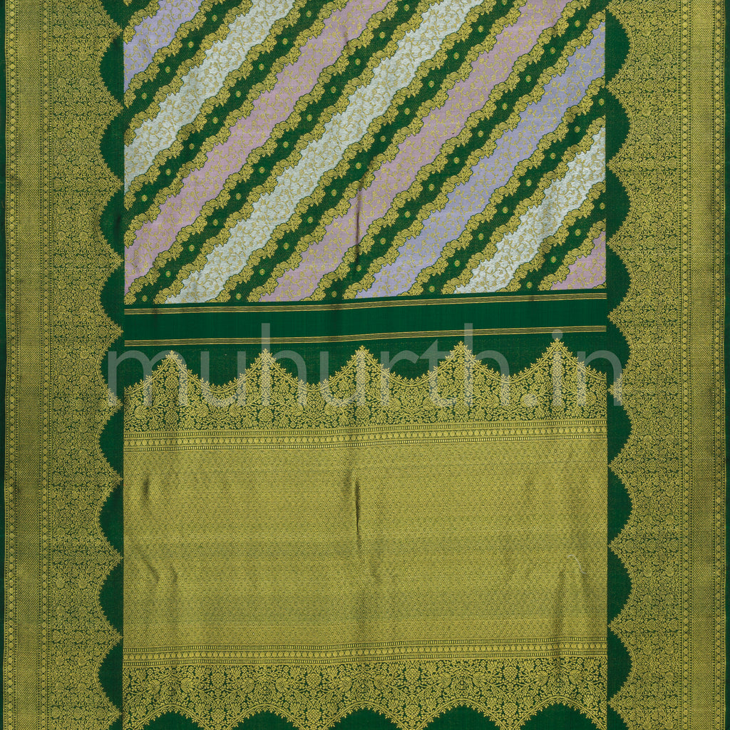 Green Luxury Rangkat Pure Kanjivaram Silk Saree