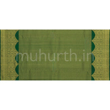Load image into Gallery viewer, Green Luxury Rangkat Pure Kanjivaram Silk Saree