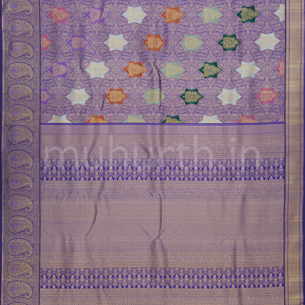 Vijaya Luxury Rangkat Kanjivaram Silk Saree