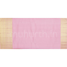 Load image into Gallery viewer, Magenta Pure Kanjivaram Silk Saree with Pink