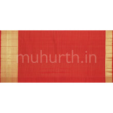 Load image into Gallery viewer, Bridal Red Vaira Oosi Kanjivaram Silk Saree
