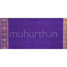 Load image into Gallery viewer, Lavender Veldhari Kanjivaram Silk Saree with Meenakshi