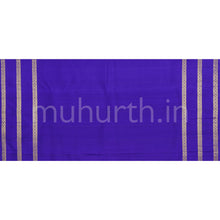 Load image into Gallery viewer, Hot Pink Pure Kanjivaram Silk Saree with Violet