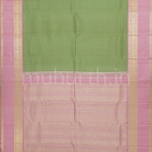 Load image into Gallery viewer, Elaichi Pure Zari Kanjivaram Silk Saree with Light Pink