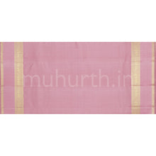 Load image into Gallery viewer, Elaichi Pure Zari Kanjivaram Silk Saree with Light Pink