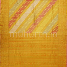 Load image into Gallery viewer, Orange Rangkat Tissue Luxury Kanjivaram Silk Saree