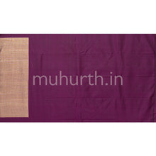 Load image into Gallery viewer, Dark Magenta Kanjivaram Silk Saree