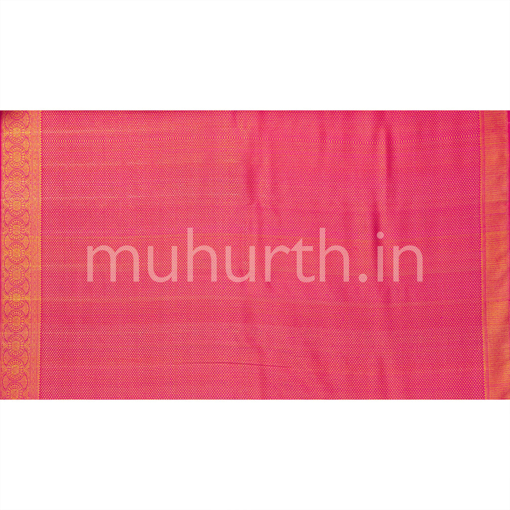 Rani Pink Kanjivaram Silk Saree