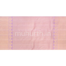 Load image into Gallery viewer, Light Elaichi Green Kanjivaram Silk Saree with Lavender