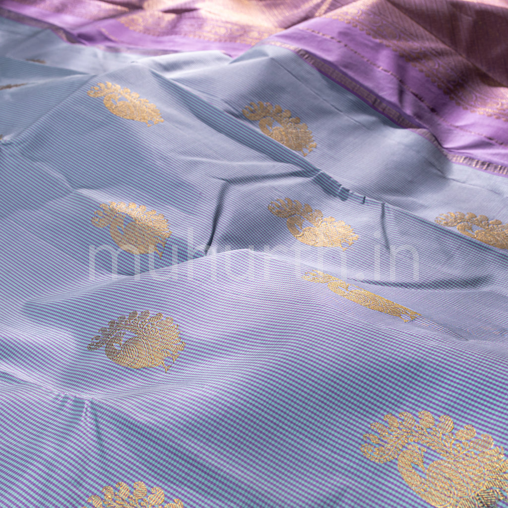 Vijaya Checks Kanjivaram Silk Saree