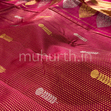 Load image into Gallery viewer, Red Shot Rose Kanjivaram Silk Saree