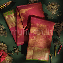Load image into Gallery viewer, Arakku Pure Zari Tissue Kanjivaram Silk Saree