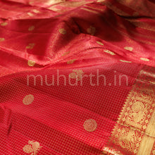 Load image into Gallery viewer, Bridal Red Pure Zari Kanjivaram Silk Saree