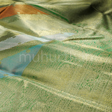 Load image into Gallery viewer, Tiratchai Rangkat Luxury Tissue Pure Kanjivaram Silk Saree