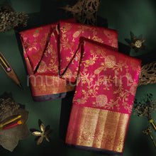 Load image into Gallery viewer, Red Rose Pure Kanjivaram Silk Saree