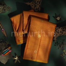 Load image into Gallery viewer, Rust Orange Pure Kanjivaram Silk Saree