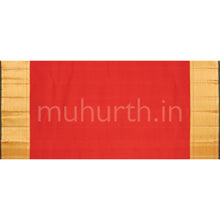 Load image into Gallery viewer, Chilli Red Luxury Bridal Pure Kanjivaram Silk Saree