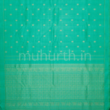 Load image into Gallery viewer, Sea Green Pure Zari Kanjivaram Silk Saree