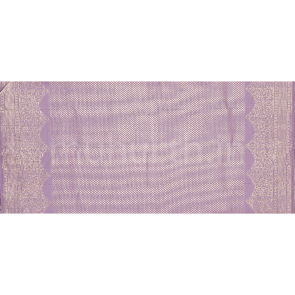 Lavender Luxury Rangkat Pure Kanjivaram Silk Saree