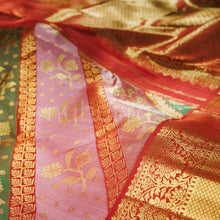 Load image into Gallery viewer, Bright Red Luxury Rangkat Pure Kanjivaram Silk Saree