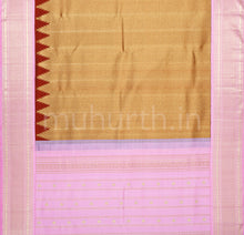Load image into Gallery viewer, Arakku Pure Kanjivaram Silk Saree with Light Pink