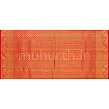Load image into Gallery viewer, Bright Red Pure Kanjivaram Silk Saree