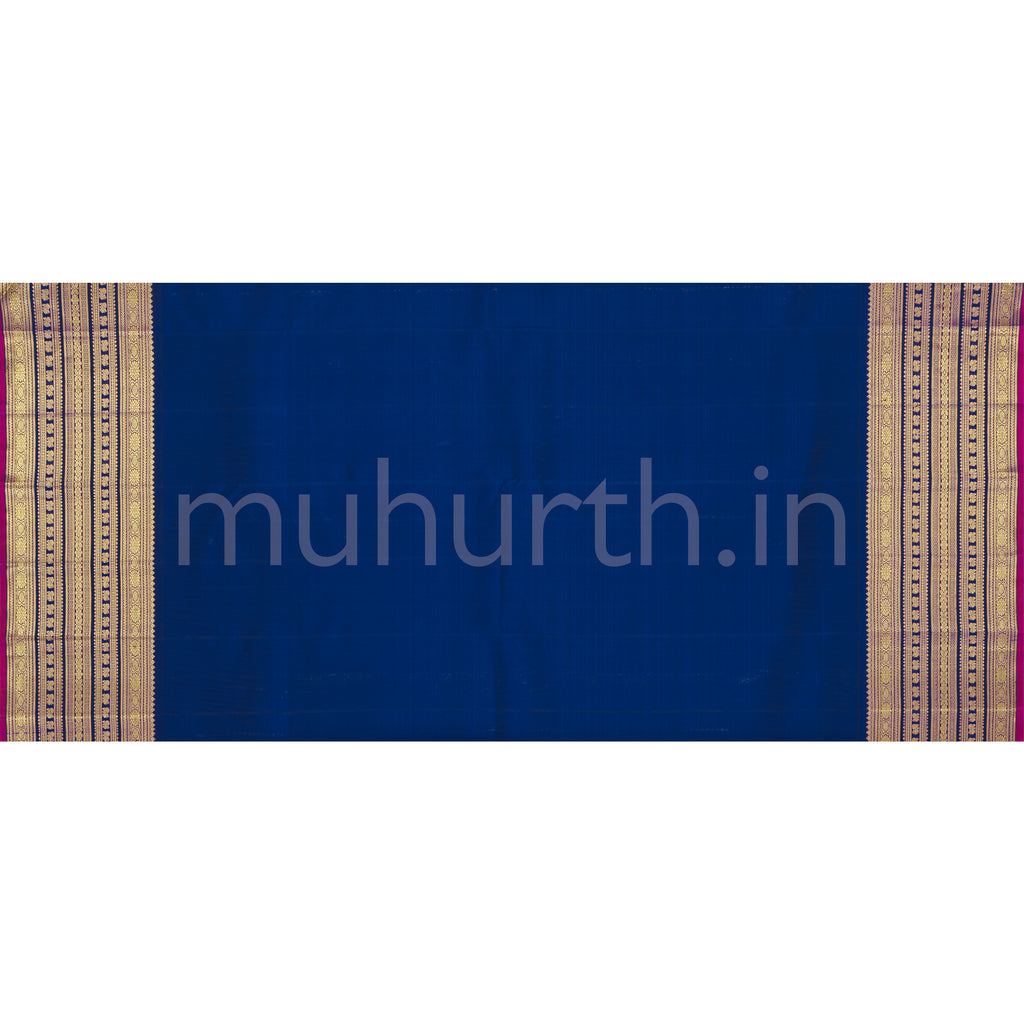 Alli Veldhari Pure Zari Kanjivaram Silk Saree with Vijaya